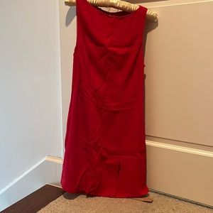 Red reformation dress